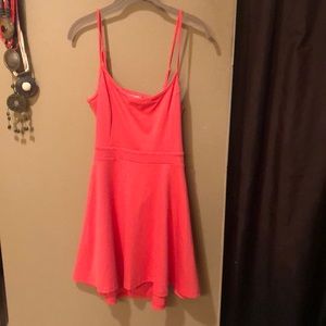 Open back, spaghetti strap dress